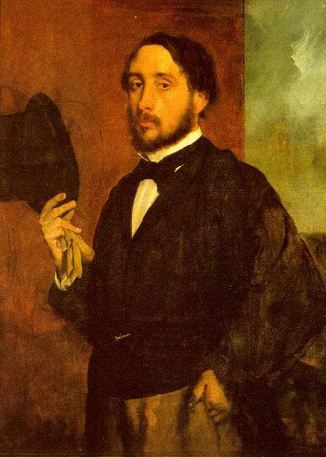 Edgar Degas Self Portrait_h oil painting picture